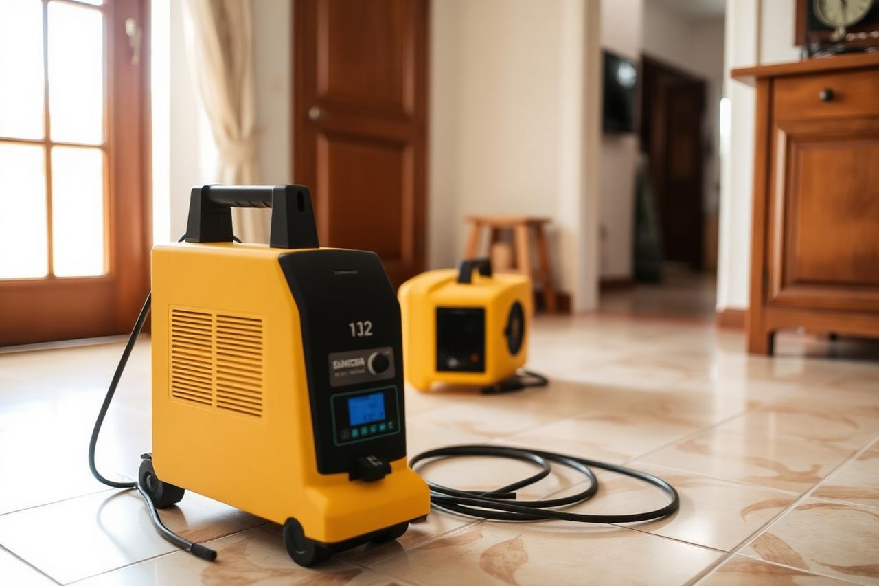Leak detection equipment used to trace water ingress inside a home